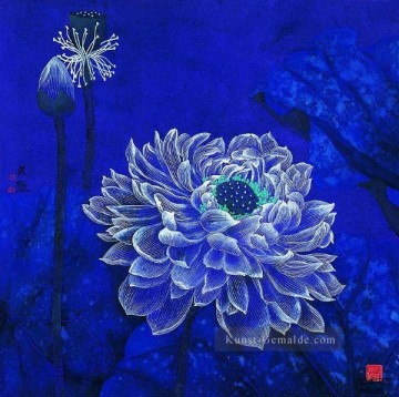  blume - blaue Blumen traditionellen chinesischen
